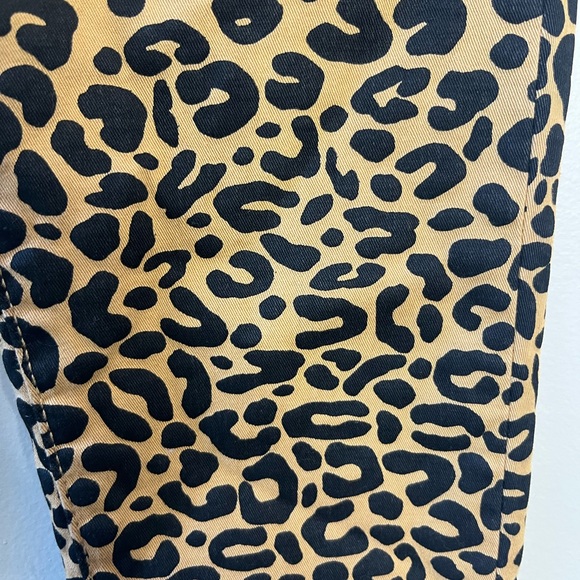 Levi's Girl’s 12R Black Tan Leopard Print Jeggings Comfortable Fun Pull On Pants - Picture 7 of 8